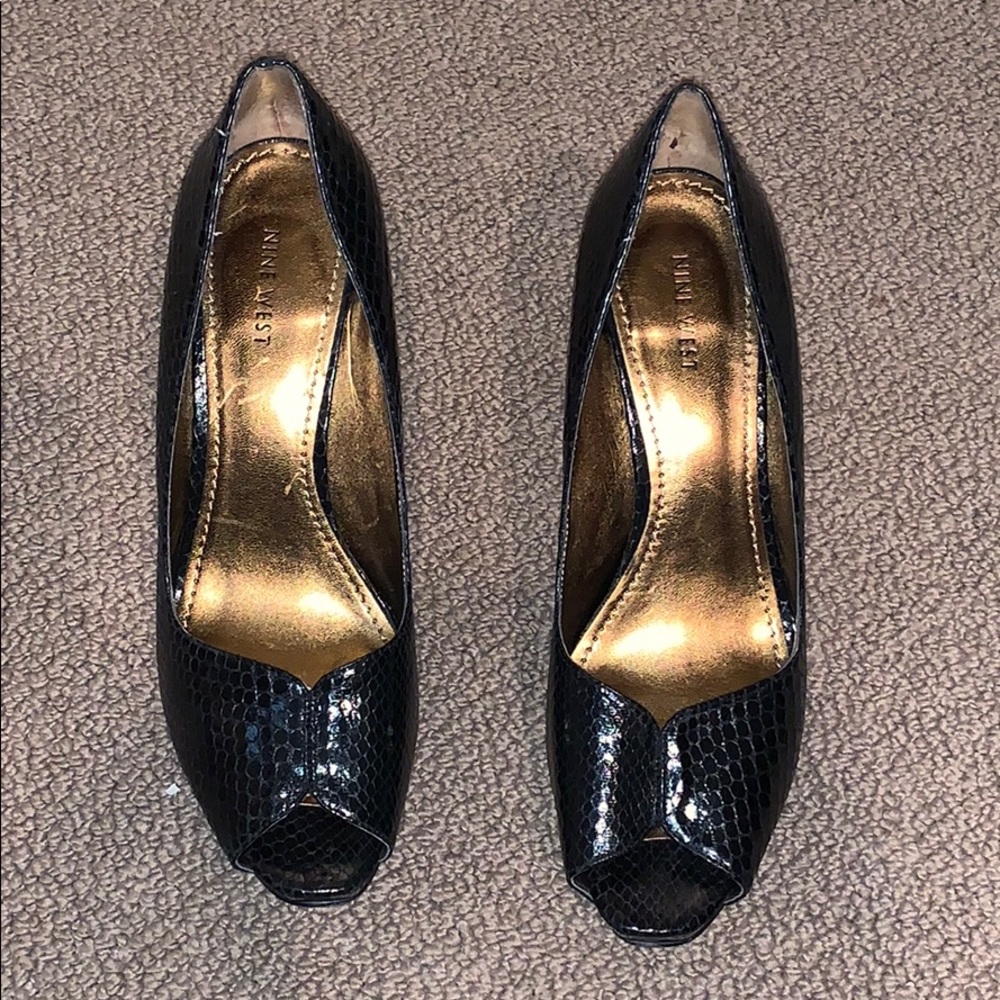 Black heels